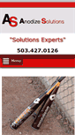 Mobile Screenshot of anodizesolutions.com